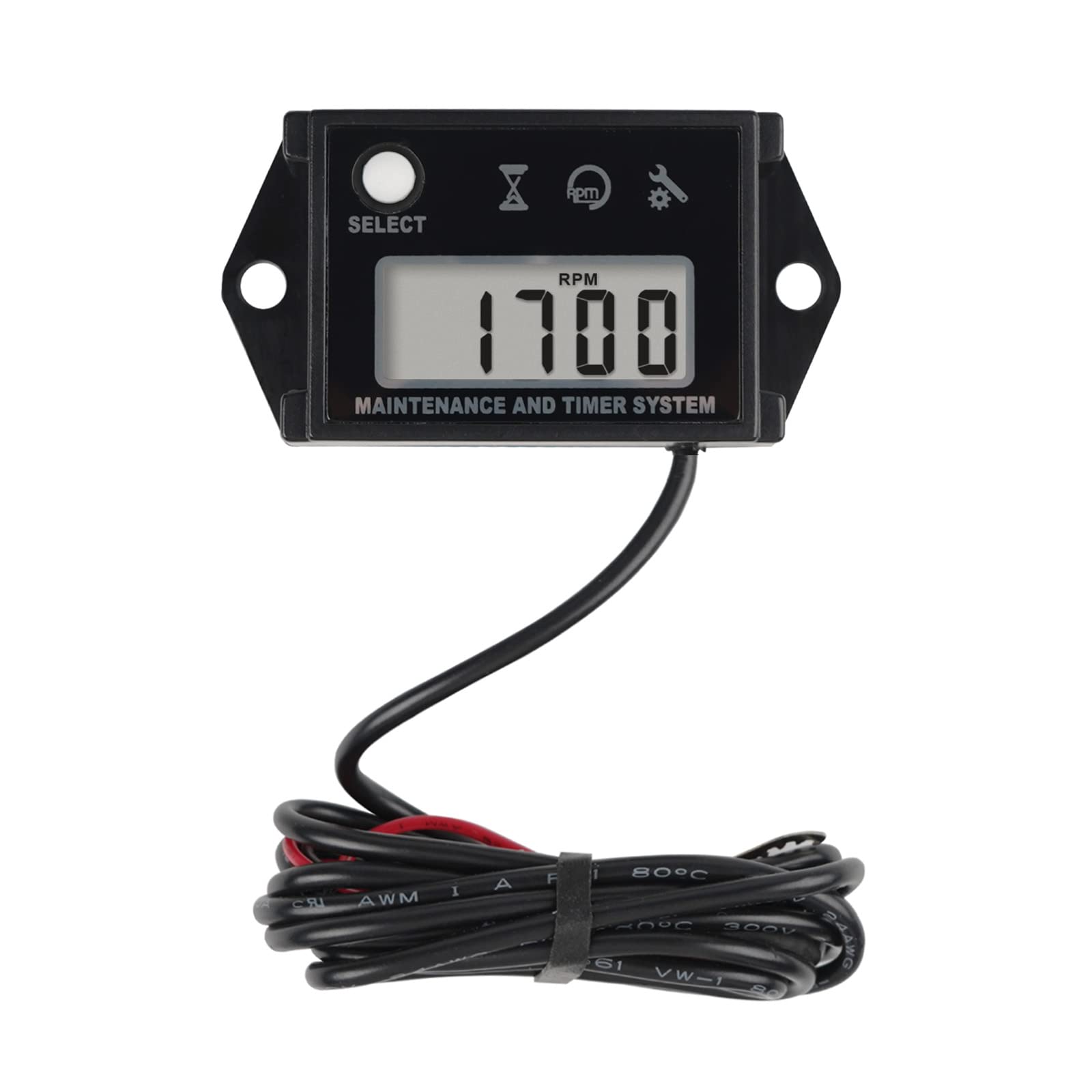 Amazon.com: Runleader Digital Hour Meter Tachometer for